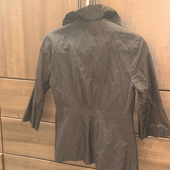 CAbi Black Ruffled Top - Picture 7 of 8